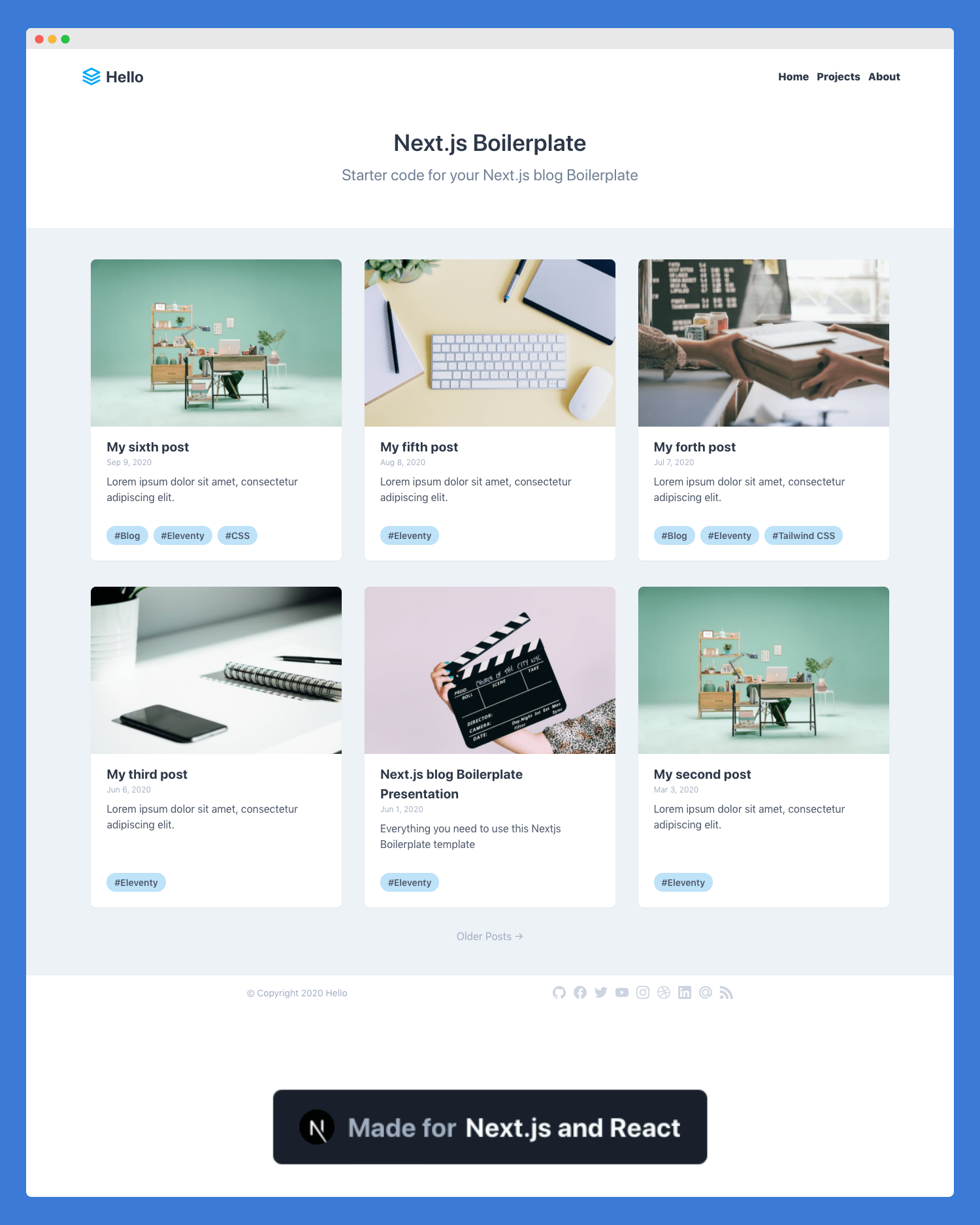 Responsive React Landing Pages Templates In Tailwind Css Page Template Built With Next Js