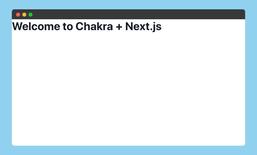 Next JS Chakra UI components